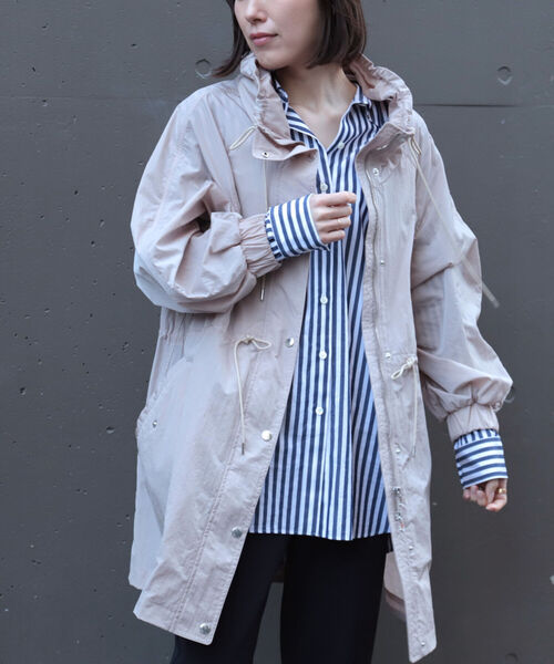 NOLLEY’S(ノーリーズ)の「【TATRAS/タトラス】OLVONA(モッズコート・レディース・ベージュ/ネイビー・1/2)」の11枚目の写真