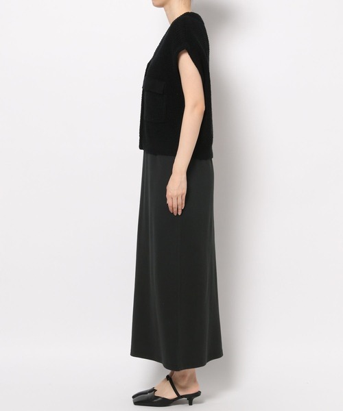 LOWRYS FARM(ローリーズファーム)の「メッシュベスト*キャミワンピース2P 190800(ワンピース・レディース・グリーン/アイボリー/ブラック・FREE)」の5枚目の写真