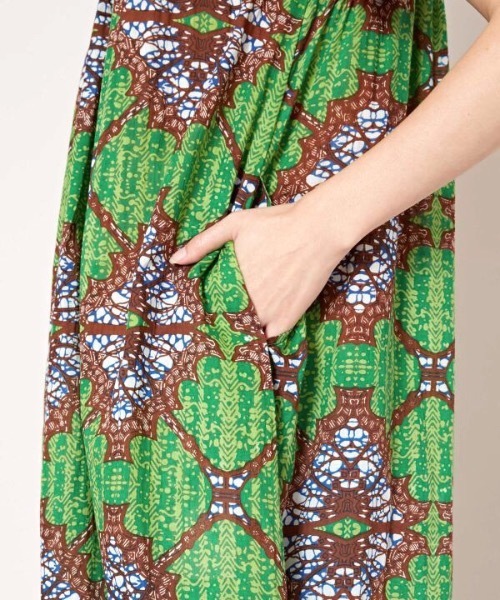 チャイハネ（チャイハネ）の「【チャイハネ】キテイジーキャミワンピース（ワンピース・レディース・ブルー/グリーン/オレンジ・FREE）」の9枚目の写真