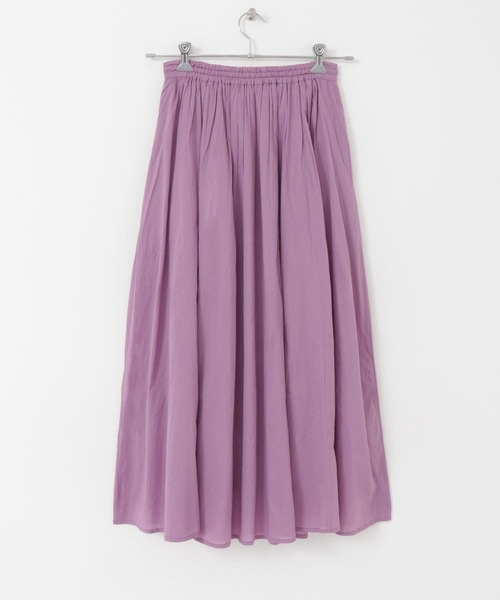 ITEMS URBANRESEARCH（アイテムズ アーバンリサーチ）の「ギャザースカート（スカート・レディース・チェック/ブラック/ラベンダー/ミント・FREE）」の9枚目の写真