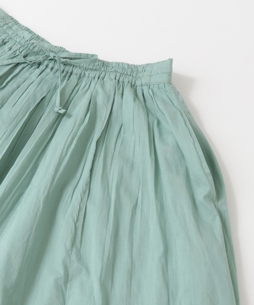 ITEMS URBANRESEARCH（アイテムズ アーバンリサーチ）の「ギャザースカート（スカート・レディース・チェック/ブラック/ラベンダー/ミント・FREE）」の6枚目の写真