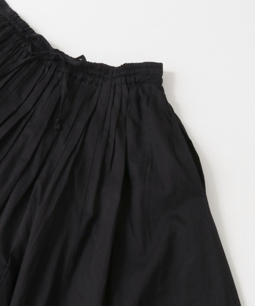 ITEMS URBANRESEARCH（アイテムズ アーバンリサーチ）の「ギャザースカート（スカート・レディース・チェック/ブラック/ラベンダー/ミント・FREE）」の5枚目の写真