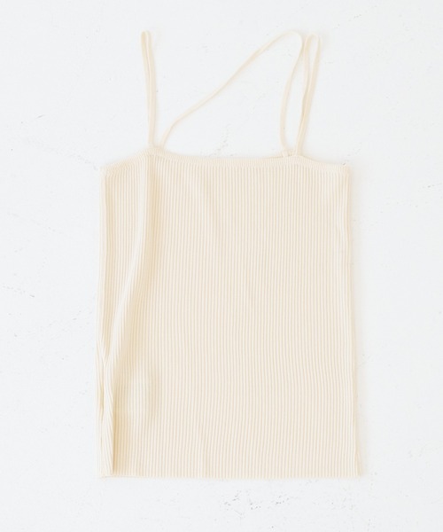 a:mure(アミュール)の「スリーストラップキャミソール(キャミソール・レディース・ブラック/ホワイト/ブルー/カーキ・F)」の2枚目の写真