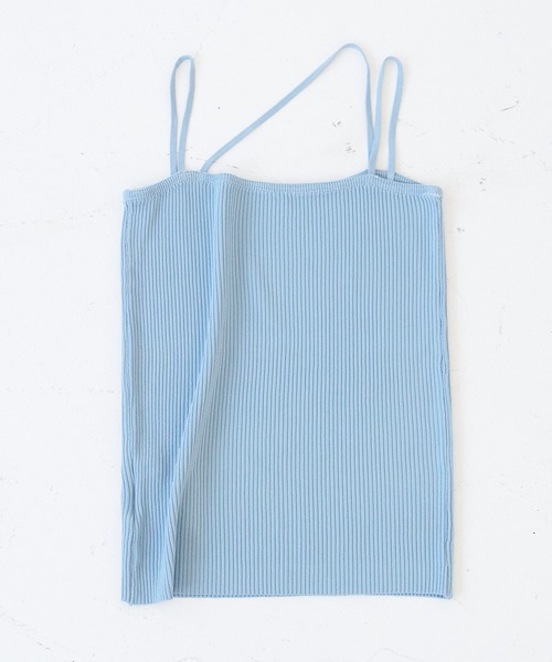 a:mure(アミュール)の「スリーストラップキャミソール(キャミソール・レディース・ブラック/ホワイト/ブルー/カーキ・F)」の1枚目の写真
