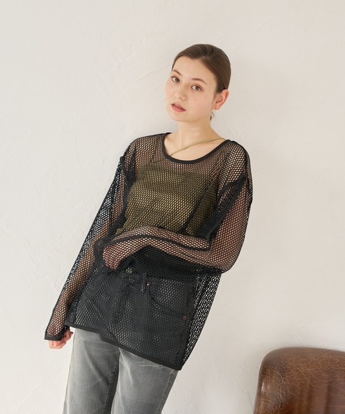 a:mure(アミュール)の「スリーストラップキャミソール(キャミソール・レディース・ブラック/ホワイト/ブルー/カーキ・F)」の6枚目の写真