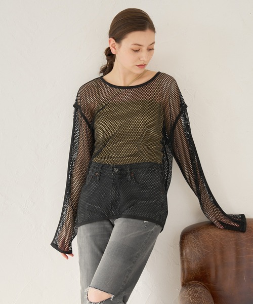 a:mure(アミュール)の「スリーストラップキャミソール(キャミソール・レディース・ブラック/ホワイト/ブルー/カーキ・F)」の9枚目の写真