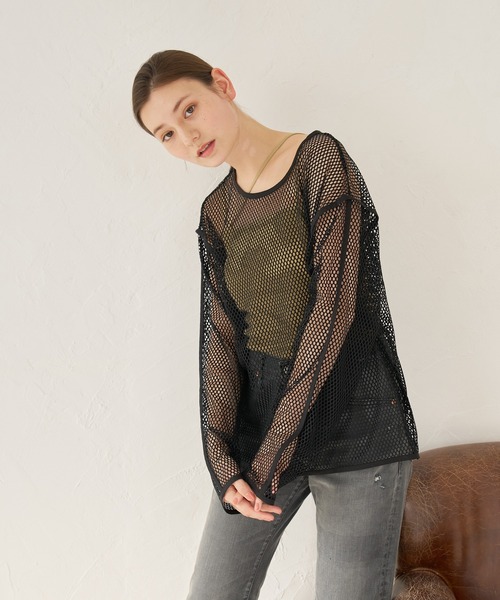 a:mure(アミュール)の「スリーストラップキャミソール(キャミソール・レディース・ブラック/ホワイト/ブルー/カーキ・F)」の8枚目の写真