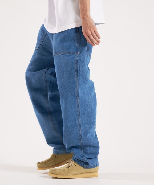 JACKROSE（ジャックローズ）の「JE-CRS0-9ozデニムペインターパンツ（デニムパンツ・メンズ・サックスブルー/アイボリー/ブラック・L/M）」の5枚目の写真