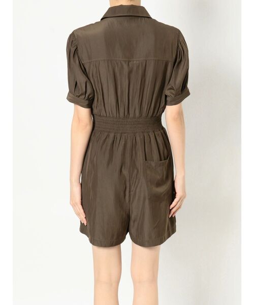 MURUA（ムルーア）の「ウエストシャーリングロンパース（サロペット/オーバーオール・レディース・ブラック/カーキ・FREE）」の18枚目の写真