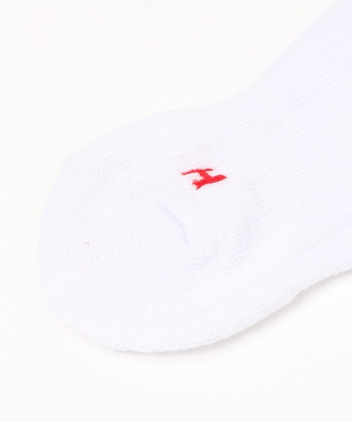 Healthknit(ヘルスニット)の「【Healthknit(ヘルスニット)】ライン3Pソックス(ソックス/靴下・キッズ・ホワイト・MEDIUM/LARGE)」の4枚目の写真