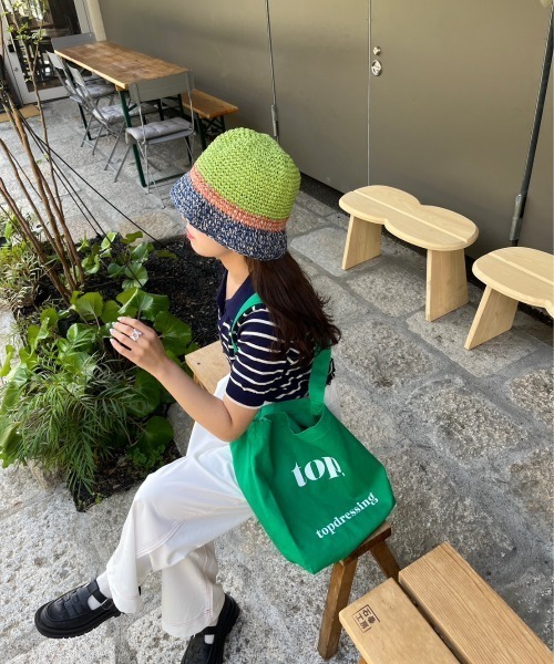 nemne store（ネンネストア）の「【低身長用サイズあり】配色ステッチ / タック入りスラックス（スラックス・レディース・アイボリー/ブラック・MEDIUM/SMALL）」の21枚目の写真