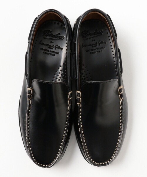 美品【パラブーツ】ローファー モカシン 黒 UK6.5 別注】Paraboot / CORSE モカシン ローファー（ドレスシューズ