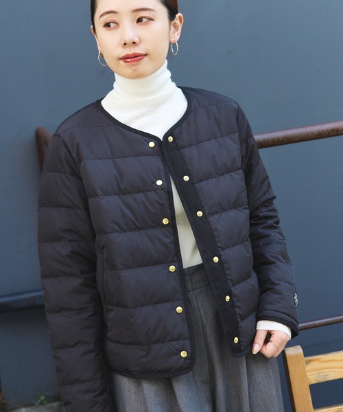 ベストセラー】フレンチ ショート ダウンジャケット 軽量（ダウン