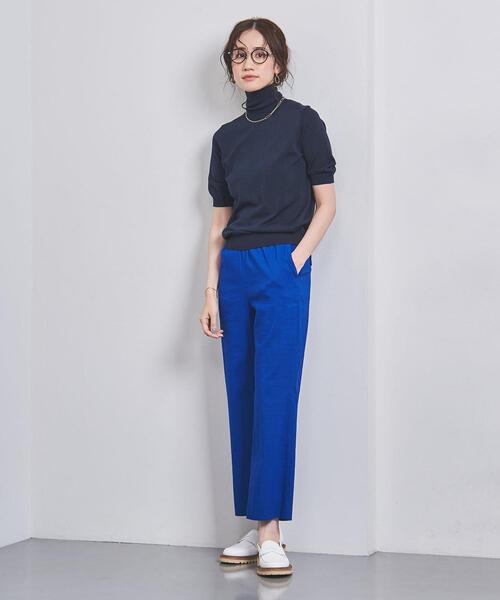 【タグ付未使用】ユナイテッドアローズ コットンシルク 半袖 ニット 洗える UNITED ARROWS（ユナイテッドアローズ）の「<UNITED ARROWS