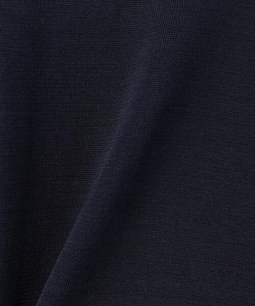 UNITED ARROWS（ユナイテッドアローズ）の「コットン/シルク 18G SSL タートルニット（ニット/セーター・レディース・ネイビー/オフホワイト・FREE）」の21枚目の写真