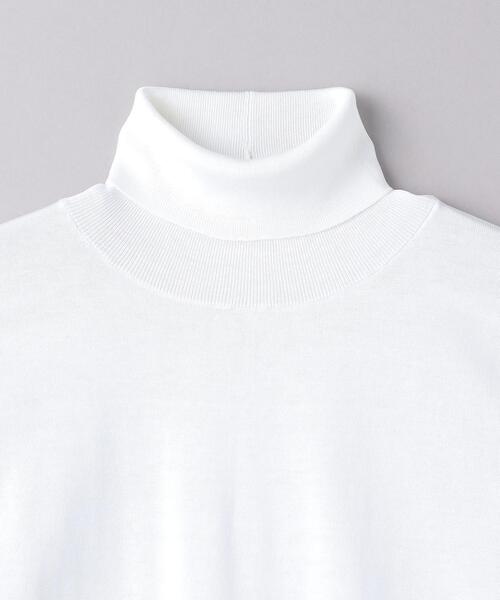 UNITED ARROWS（ユナイテッドアローズ）の「コットン/シルク 18G SSL タートルニット（ニット/セーター・レディース・ネイビー/オフホワイト・FREE）」の18枚目の写真