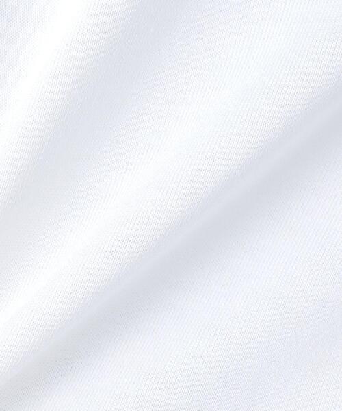 UNITED ARROWS（ユナイテッドアローズ）の「コットン/シルク 18G SSL タートルニット（ニット/セーター・レディース・ネイビー/オフホワイト・FREE）」の17枚目の写真