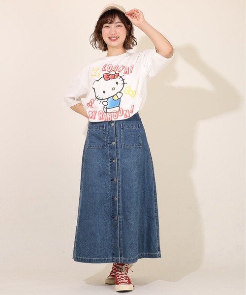 sanrio(サンリオ)の「親子お揃い サンリオ ラクガキ Tシャツ 8415A(Tシャツ/カットソー・レディース・ホワイト系1/ホワイト系2・M/L/S)」の10枚目の写真