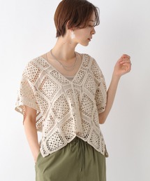 LEPSIM | レース編みプルオーバー　177275(Tシャツ/カットソー)