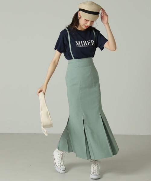 FREE'S MART(フリーズマート)の「◇カラーロゴプリントTシャツ(Tシャツ/カットソー・レディース・ホワイト/ネイビー・FREE)」の11枚目の写真