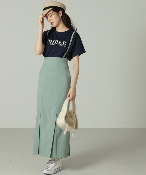 FREE'S MART(フリーズマート)の「◇カラーロゴプリントTシャツ(Tシャツ/カットソー・レディース・ホワイト/ネイビー・FREE)」の12枚目の写真