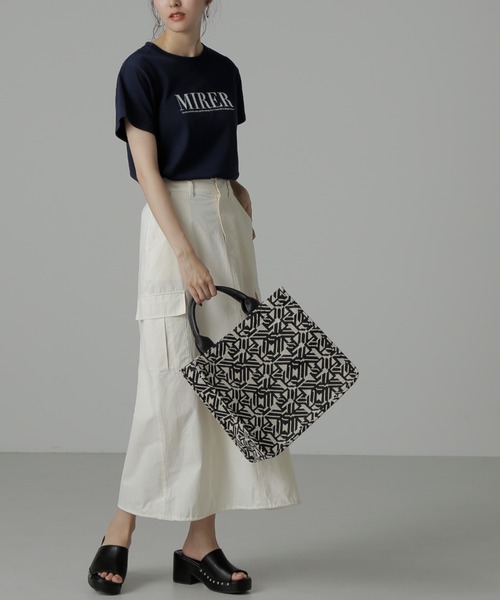 FREE'S MART(フリーズマート)の「◇カラーロゴプリントTシャツ(Tシャツ/カットソー・レディース・ホワイト/ネイビー・FREE)」の19枚目の写真