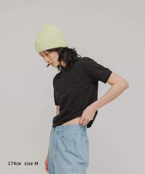 M TO R（ムウトアール）の「［TOPS］【Cordova】Drullinnn’sResort 6.0oz POLOSHIRTS（ポロシャツ・レディース・ホワイト/ブラック・L/M）」の9枚目の写真