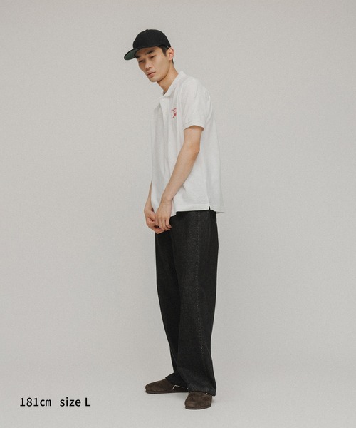 M TO R（ムウトアール）の「［TOPS］【Cordova】Drullinnn’sResort 6.0oz POLOSHIRTS（ポロシャツ・レディース・ホワイト/ブラック・L/M）」の13枚目の写真