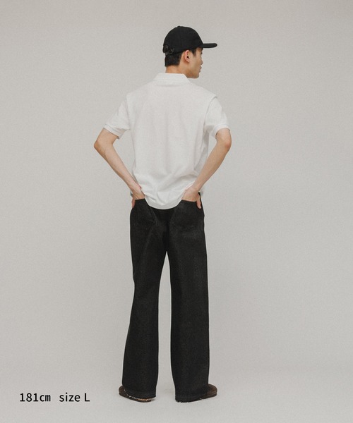 M TO R（ムウトアール）の「［TOPS］【Cordova】Drullinnn’sResort 6.0oz POLOSHIRTS（ポロシャツ・レディース・ホワイト/ブラック・L/M）」の14枚目の写真