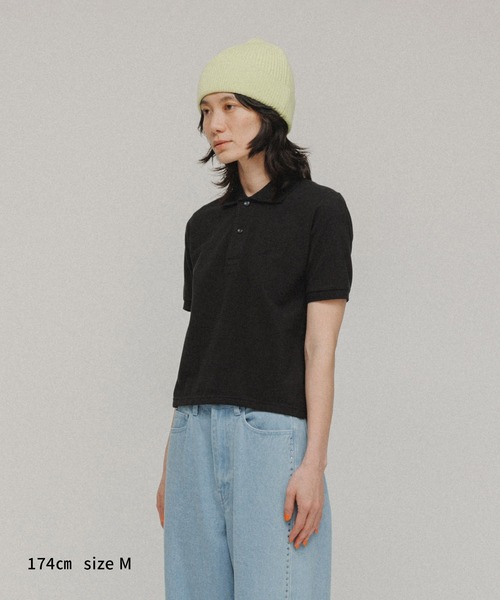 M TO R（ムウトアール）の「［TOPS］【Cordova】Drullinnn’sResort 6.0oz POLOSHIRTS（ポロシャツ・レディース・ホワイト/ブラック・L/M）」の18枚目の写真