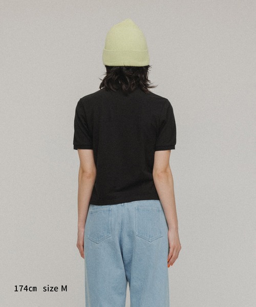 M TO R（ムウトアール）の「［TOPS］【Cordova】Drullinnn’sResort 6.0oz POLOSHIRTS（ポロシャツ・レディース・ホワイト/ブラック・L/M）」の20枚目の写真