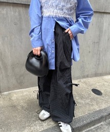 【低身長用サイズあり】サイドリボンスノーパンツ