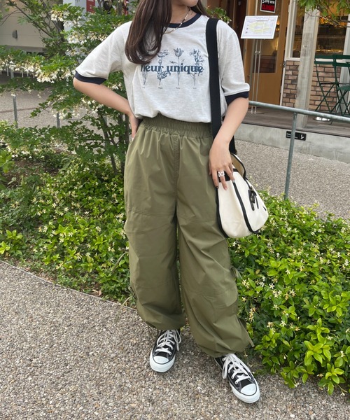 nemne store(ネンネストア)の「【低身長用サイズあり】サイドリボンスノーパンツ(カーゴパンツ・レディース・カーキ/アイボリー/ブルー/ブラック/ピンク/グレイッシュベージュ/グレー/ブラック系その他/ホワイト系/ライトブルー/ブラック系/ライトパープル/ピンク系/ライトグリーン・SMALL/MEDIUM)」の17枚目の写真