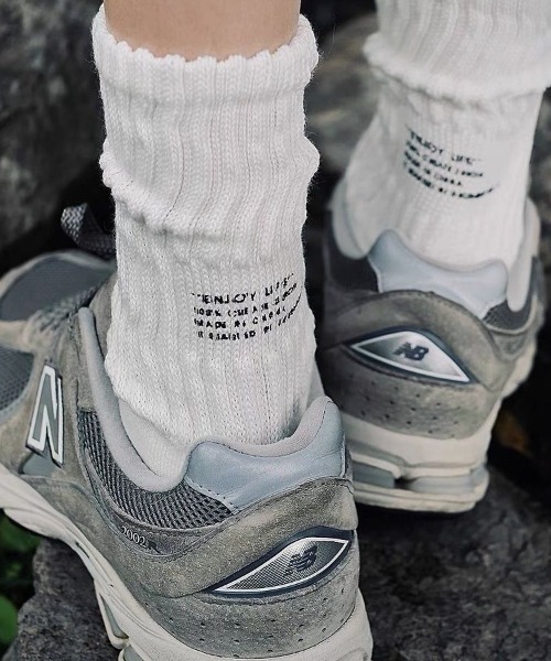 ARCHIVER（アーカイバ）の「【Bl】 [IZU] 靴下 ソックス（ソックス/靴下・レディース・クリーム/ホワイト/グレー/ブラック・FREE）」の2枚目の写真