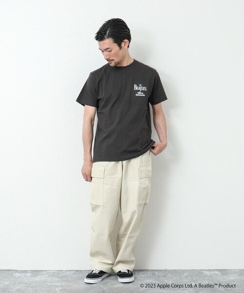 GOOD ROCK SPEED（グッドロックスピード）の「【Good Rock Speed/グッドロックスピード】THE BEATLES 別注バンドTシャツ（Tシャツ/カットソー・メンズ・ホワイト/ブラック/グレー・S/M/L）」の9枚目の写真