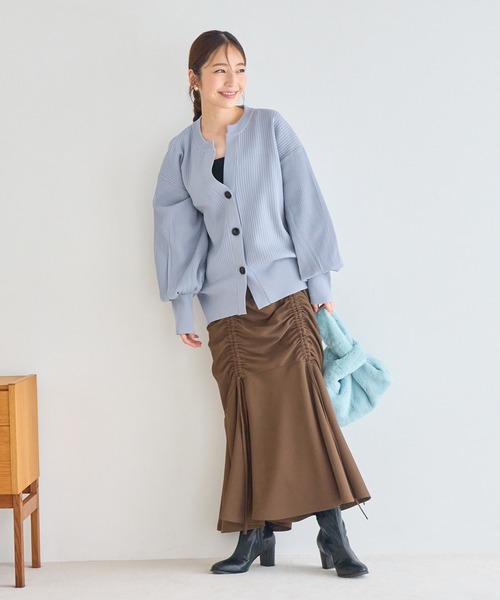 VIS(ビス)の「【マルチWAY】ファーバック(ハンドバッグ・レディース・オフホワイト/グレー/グリーン系その他・FREE)」の5枚目の写真