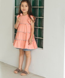 pairmanon | 配色メローティアードワンピース(ワンピース)