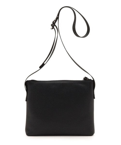 tk.TAKEO KIKUCHI(ティーケータケオキクチ)の「レザー調サコッシュバッグ(ショルダーバッグ・メンズ・ブラック/ブラック系5/ブラック系1/ブラック系/ダークグリーン系/ネイビー/ダークブラウン/ベージュ/ブラック系2・00)」の10枚目の写真