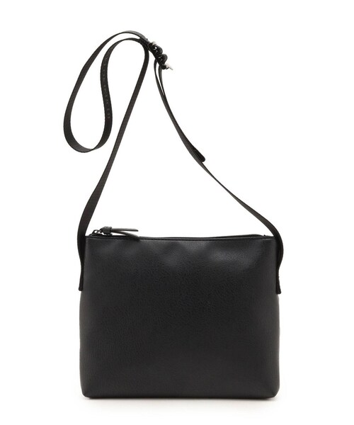 tk.TAKEO KIKUCHI(ティーケータケオキクチ)の「レザー調サコッシュバッグ(ショルダーバッグ・メンズ・ブラック/ブラック系5/ブラック系1/ブラック系/ダークグリーン系/ネイビー/ダークブラウン/ベージュ/ブラック系2・00)」の19枚目の写真