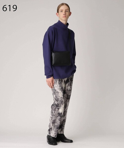 tk.TAKEO KIKUCHI(ティーケータケオキクチ)の「レザー調サコッシュバッグ(ショルダーバッグ・メンズ・ブラック/ブラック系5/ブラック系1/ブラック系/ダークグリーン系/ネイビー/ダークブラウン/ベージュ/ブラック系2・00)」の16枚目の写真