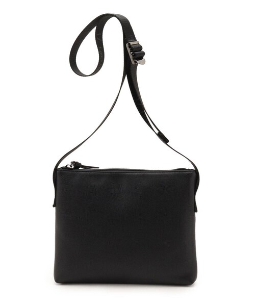 極美品☆ theory ショルダーバッグ　サコッシュ　オールレザー　ブラック 楽天市場】サコッシュ 薄マチポシェットLサイズ A5サイズ対応