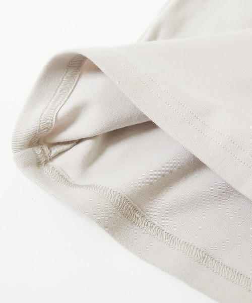 devirock（デビロック）の「モックネック長袖Tシャツ（Tシャツ/カットソー・キッズ・マスタード/パープル系5/ブラック/オフホワイト/ライトグレー・160cm/130cm/100cm/140cm/150cm/120cm/110cm）」の20枚目の写真