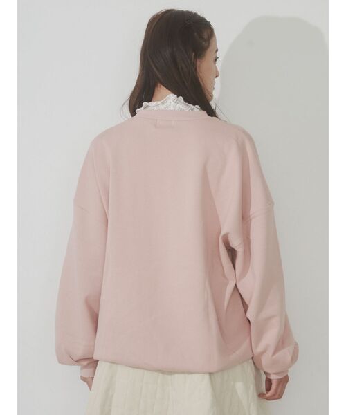 merry jenny（メリージェニー）の「猫図鑑スウェット（スウェット・レディース・オフホワイト/チャコールグレー/ピンク・FREE）」の15枚目の写真