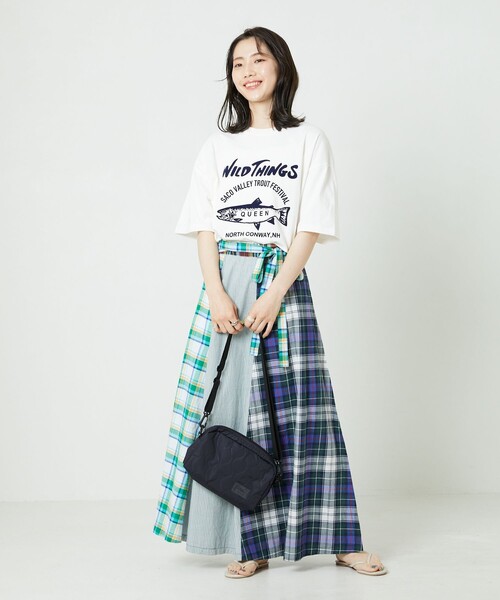 FREAK'S STORE(フリークスストア)の「半袖Tシャツ(Tシャツ/カットソー・レディース・オフホワイト・フリ-)」の2枚目の写真