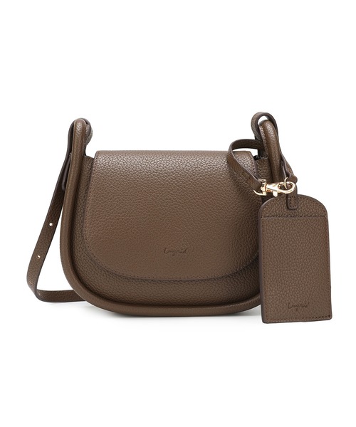 Ungrid（アングリッド）の「【Ungrid/アングリッド】カードケース付き　軽量シュリンクミニショルダーバッグ（ショルダーバッグ・レディース・ダークブラウン/カーキ/ダークベージュ/グレイッシュベージュ/アイボリー/ブラック・FREE）」の9枚目の写真