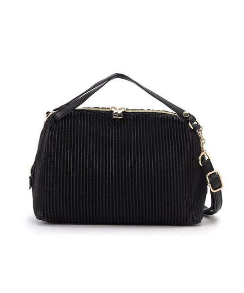 grove（グローブ）の「◆プリーツチェーンショルダー（ショルダーバッグ・レディース・ガンメタ/ライトグレー/アイボリー/ブラック/レッド系1・00）」の15枚目の写真