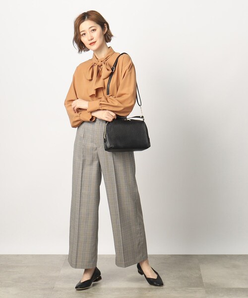 grove（グローブ）の「◆プリーツチェーンショルダー（ショルダーバッグ・レディース・ガンメタ/ライトグレー/アイボリー/ブラック/レッド系1・00）」の17枚目の写真