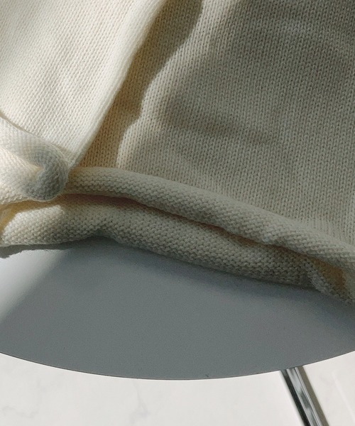 AS KNOW AS plus（アズノゥアズプラス）の「ニットレッグカバー（レッグウォーマー・レディース・グレー系その他/ホワイト/ブラウン系その他/ベージュ/ホワイト系その他/ブラック・FREE）」の9枚目の写真