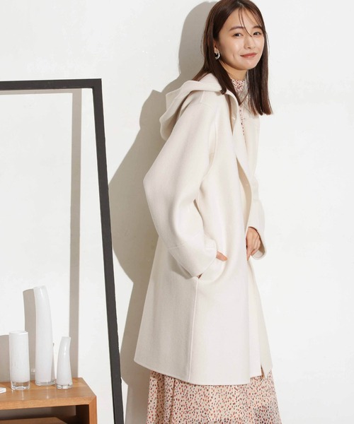 セール】スーパー140ウールリバーフードコート（その他アウター