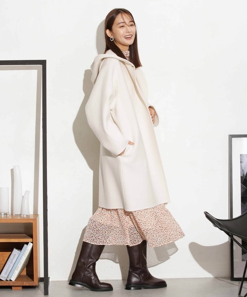 セール】スーパー140ウールリバーフードコート（その他アウター